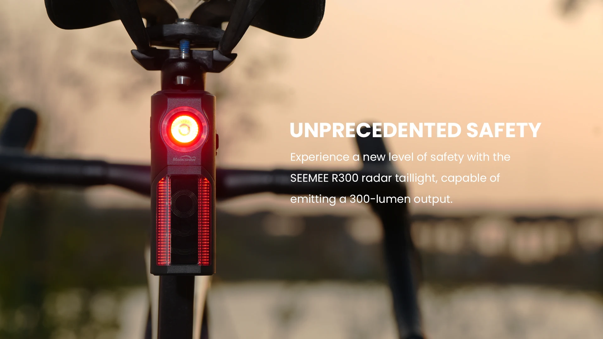 Magicshine SEEMEE R300 Bicycle Radar Tail Light Bike Smart Rear Light LED New Cycling Taillight