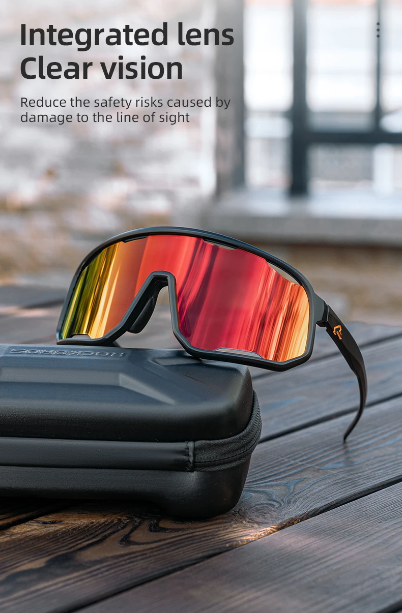 ROCKBROS Polarized Sunglasses Outdoor Cycling Glasses Running UV400 Protection Racing Bike Goggles Sports Eyewear