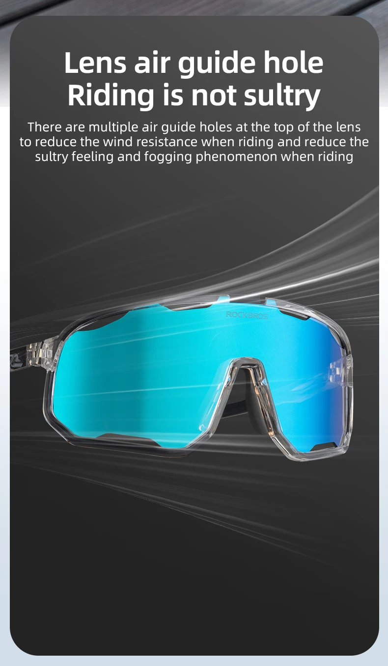 ROCKBROS Polarized Sunglasses Outdoor Cycling Glasses Running UV400 Protection Racing Bike Goggles Sports Eyewear