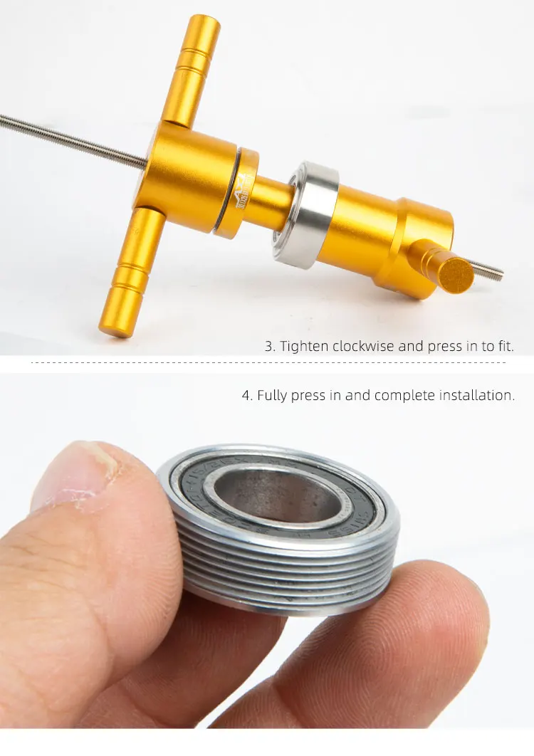 Bicycle Ratchet Bearing Installation Removal Tools Bike Hub Sealing Ring Install Tool Kit Hub Ratchet Bearing Tool With Box