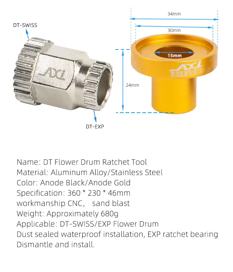 Bicycle Ratchet Bearing Installation Removal Tools Bike Hub Sealing Ring Install Tool Kit Hub Ratchet Bearing Tool With Box