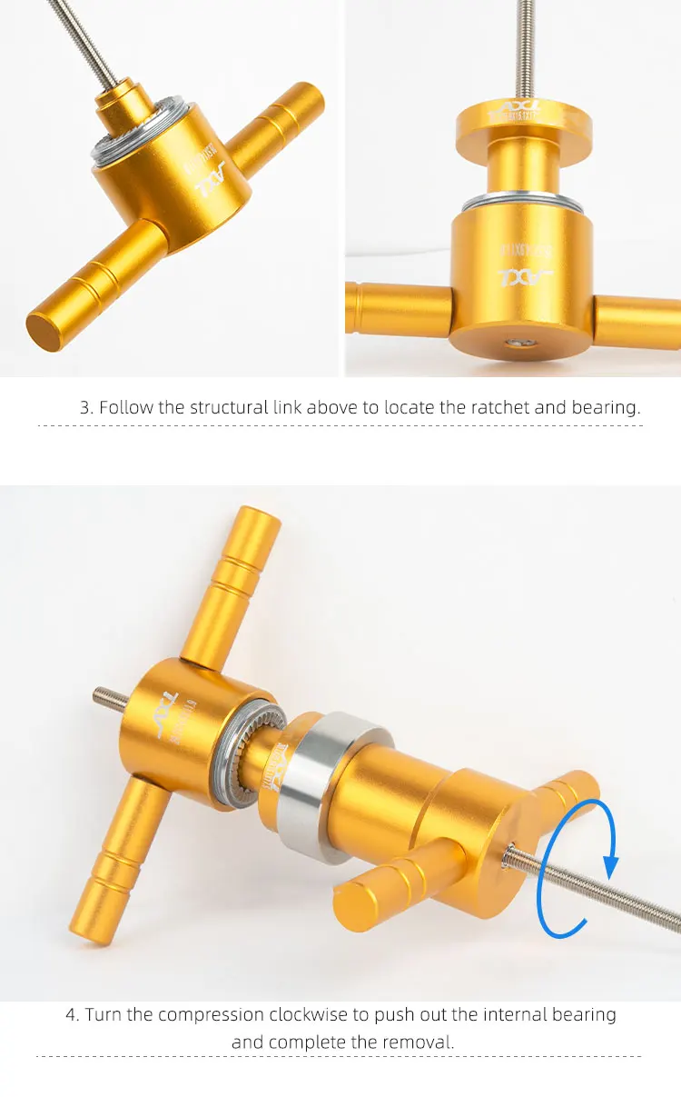 Bicycle Ratchet Bearing Installation Removal Tools Bike Hub Sealing Ring Install Tool Kit Hub Ratchet Bearing Tool With Box