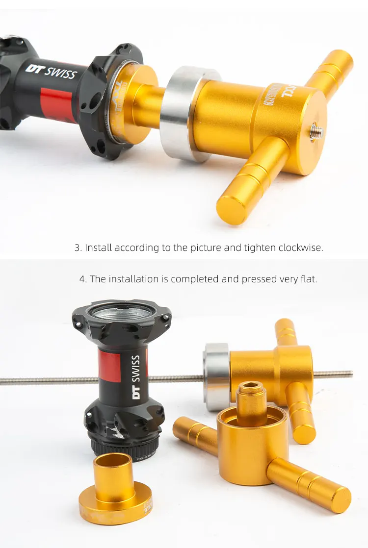 Bicycle Ratchet Bearing Installation Removal Tools Bike Hub Sealing Ring Install Tool Kit Hub Ratchet Bearing Tool With Box