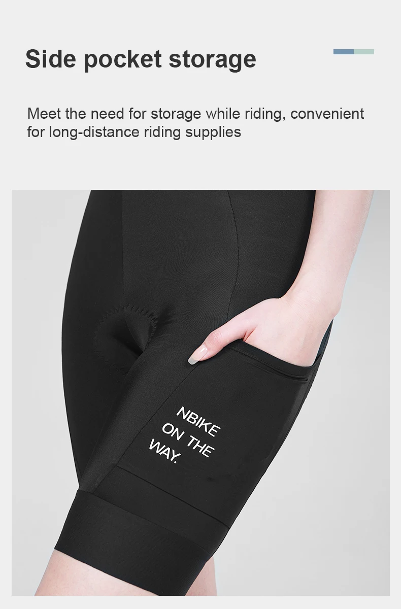 INBIKE Summer Women's Cycling Shorts 3D Pad Mountain Bike Shorts Breathable Shockproof Outdoor Sports Road Bike Shorts