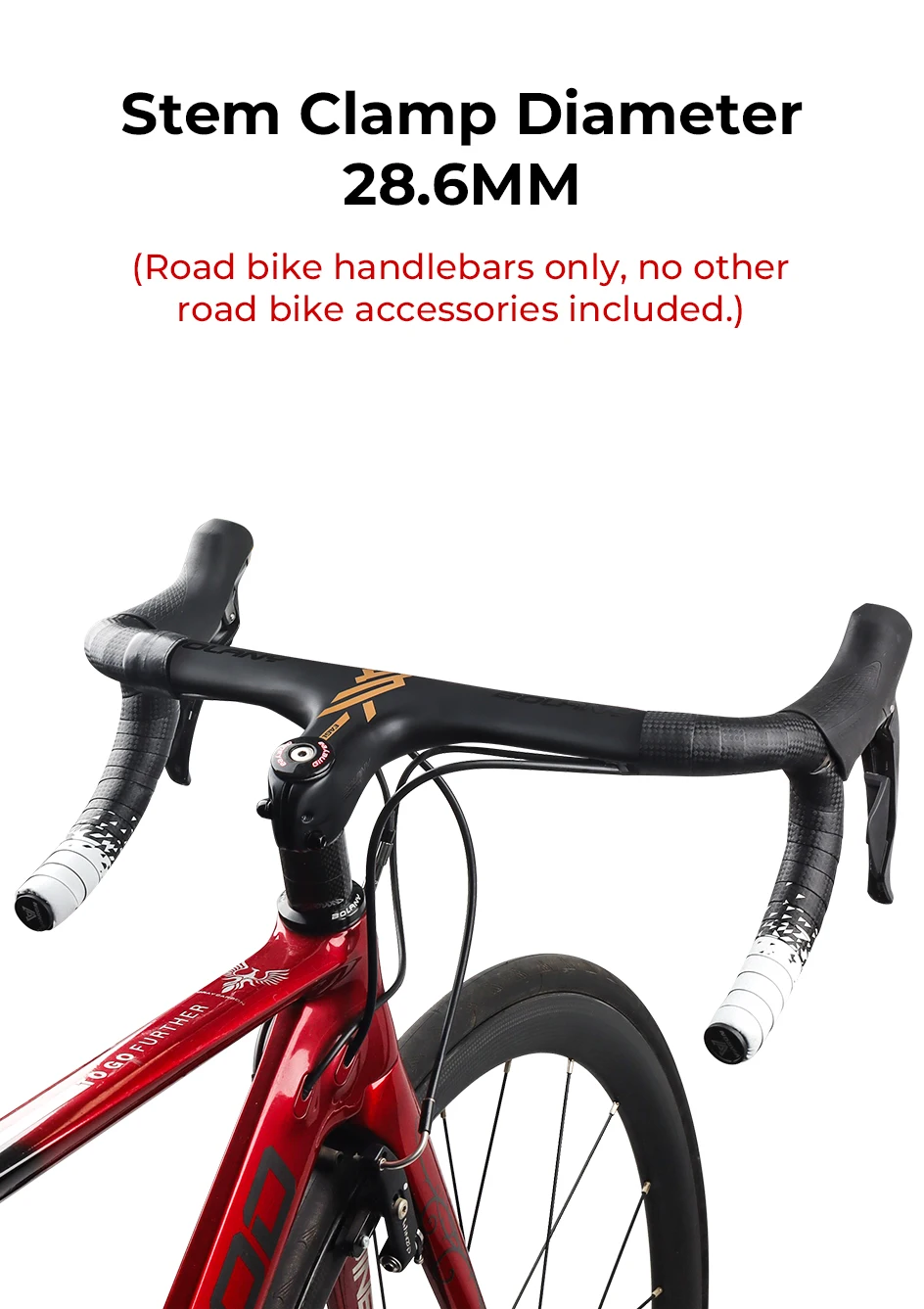 BOLANY Road Bike Handlebar Aluminum Alloy Lightweight Drop Bar Bicycle -7Angle 420mm Matte Black Handlebar for Road Bicycle