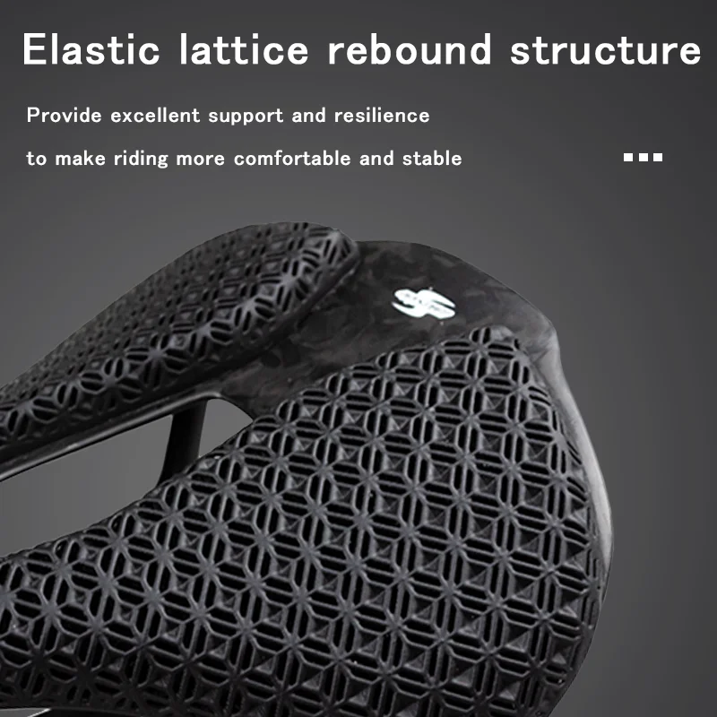 Carbon 3D Printing Saddle Ultralight Bicycle Saddle Hollow Breathable 250x143/160mm Bike Seat for MTB Gravel Road Cycling Seats