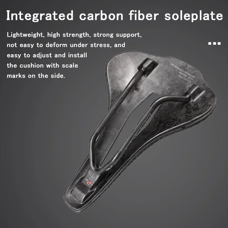 Carbon 3D Printing Saddle Ultralight Bicycle Saddle Hollow Breathable 250x143/160mm Bike Seat for MTB Gravel Road Cycling Seats