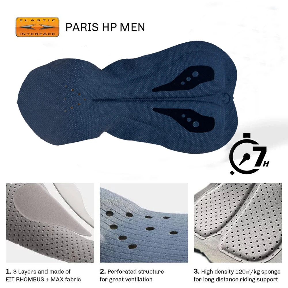 PIMMER Cycling Bib Shorts Men Outdoor Wear Bike Cycling 6 Hours Cycling Padded Riding Bib Tights Bicycle Bib Shorts 자전거빕숏