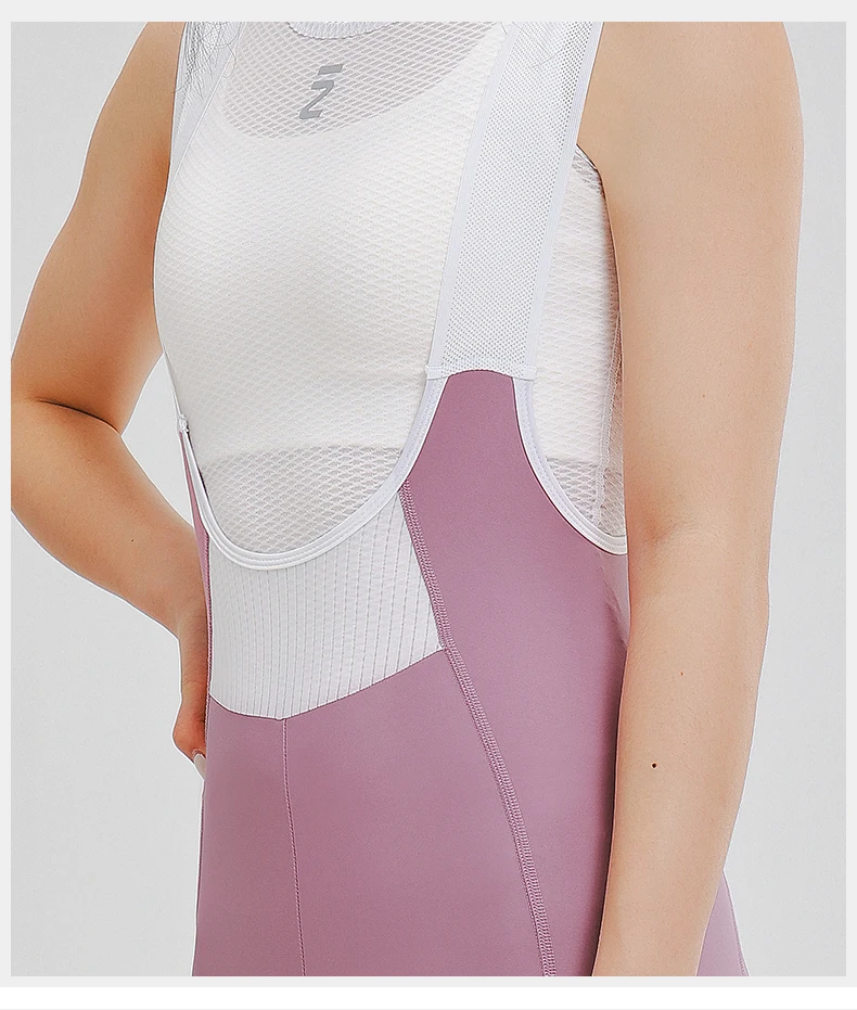 INBIKE Women's Cycling Bibs Pants High-waisted Summer Bike Shorts with Straps Shock Absorbing Bicycle Shorts MTB Cycling Clothes