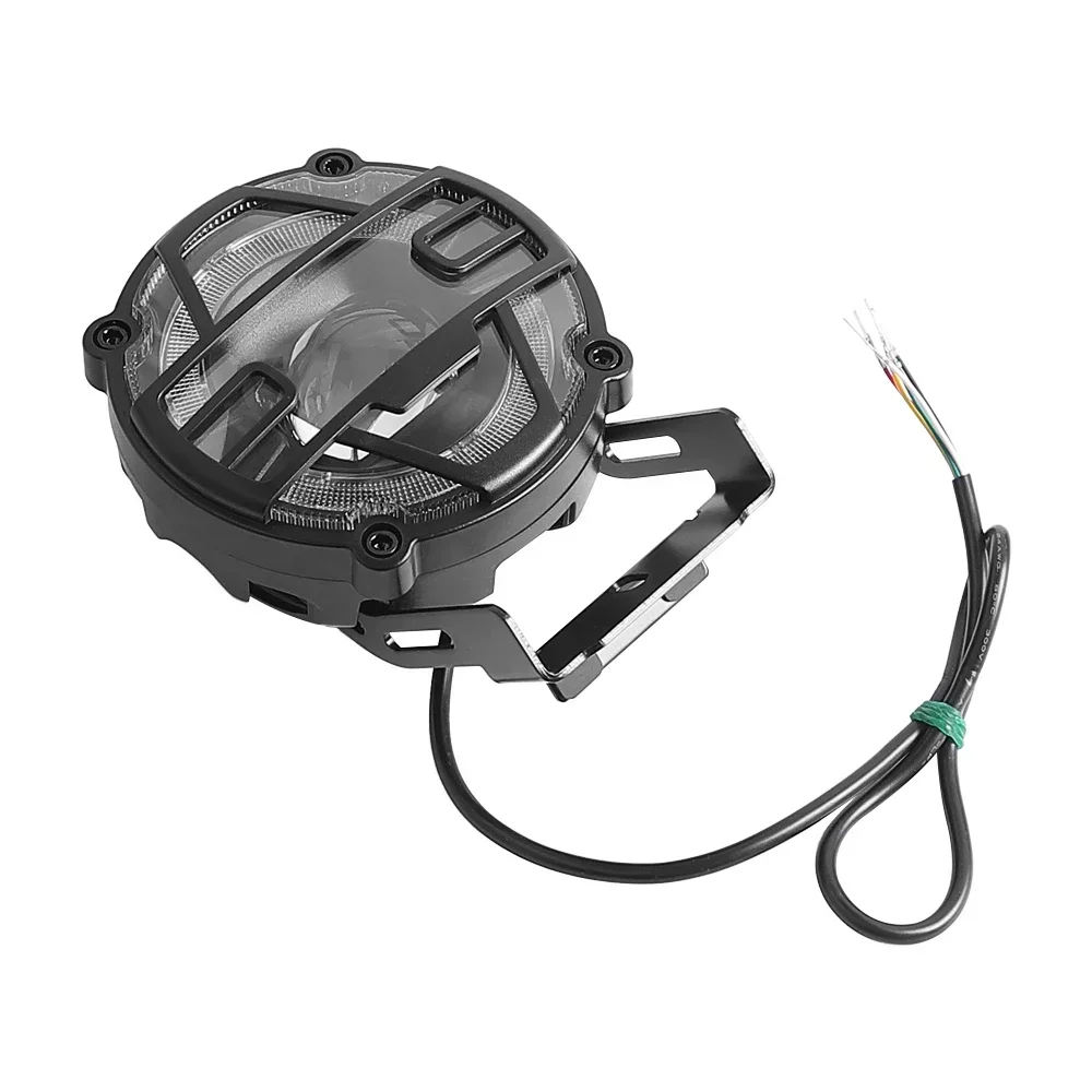 Electric Scooter Front Light 36V 48V Headlight Lamp Snowmobile Off-road Vehicle Horn Headlight Aluminum Alloy Portable Part