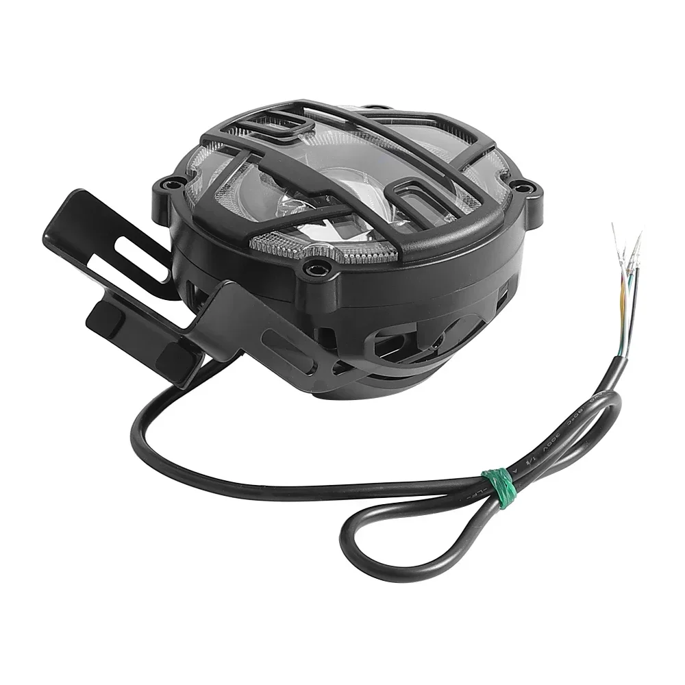 Electric Scooter Front Light 36V 48V Headlight Lamp Snowmobile Off-road Vehicle Horn Headlight Aluminum Alloy Portable Part