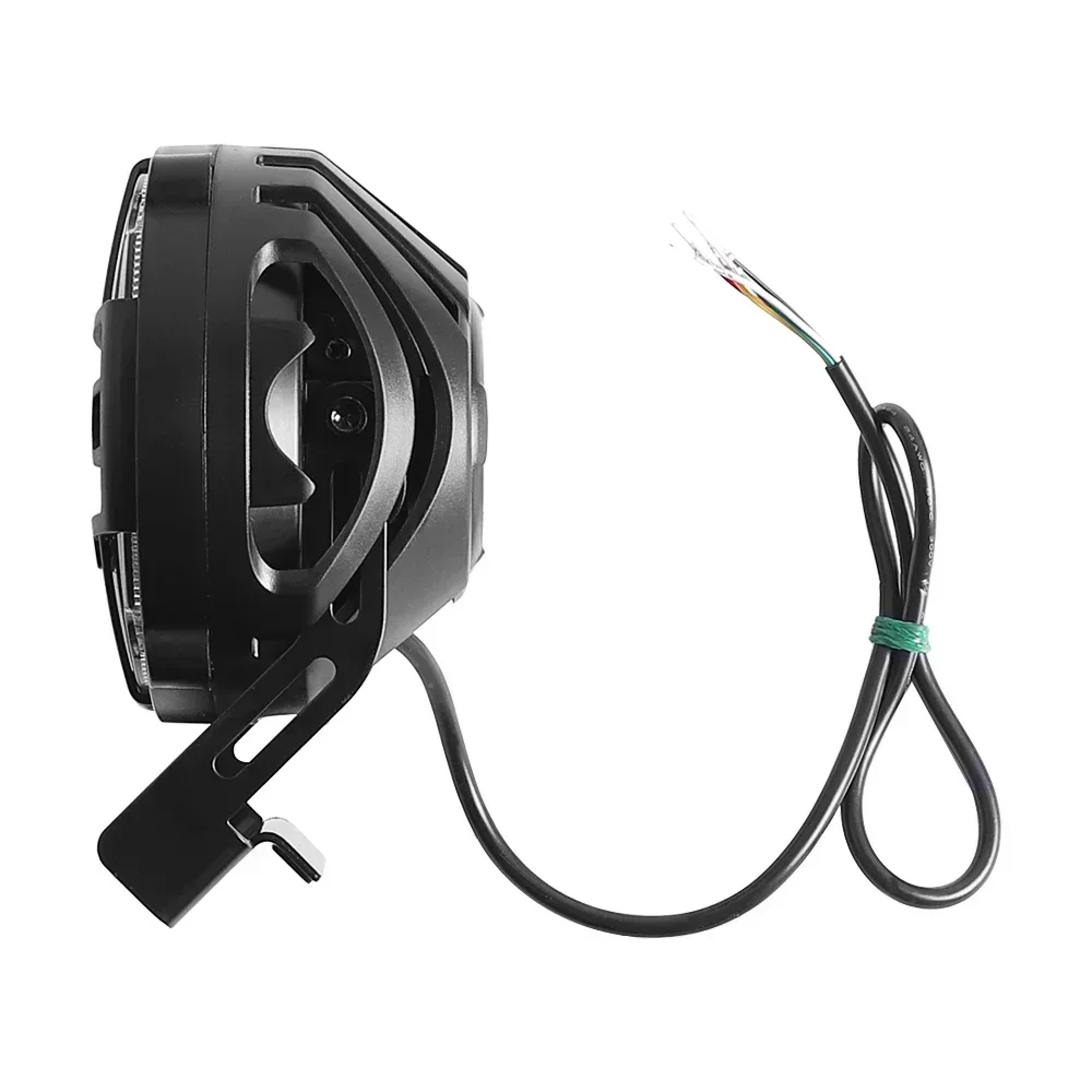 Electric Scooter Front Light 36V 48V Headlight Lamp Snowmobile Off-road Vehicle Horn Headlight Aluminum Alloy Portable Part