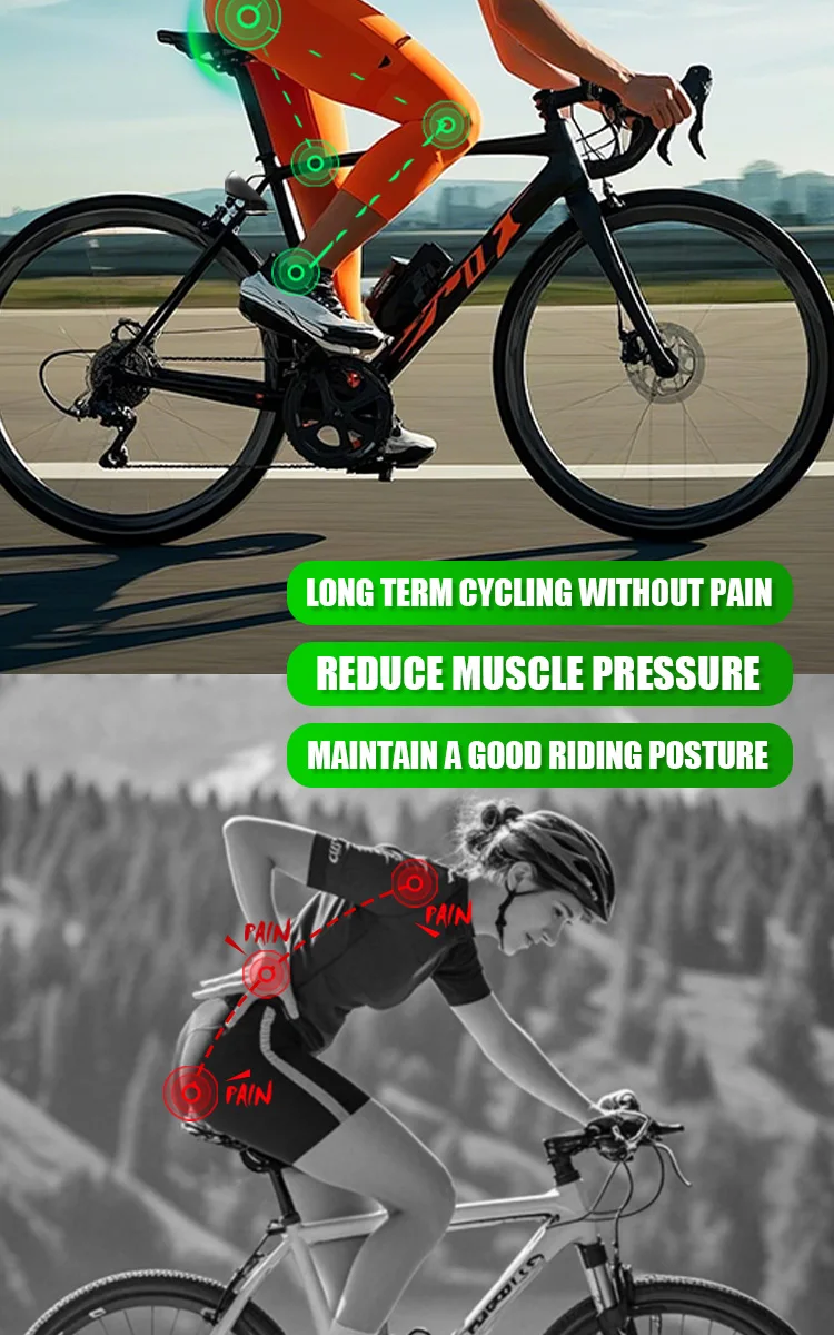 RBRL Bicycle Saddle Waterproof Bike Seat Hollow Breathable Comfortable MTB Bike Saddle Shock Absorption for Road City Cycling