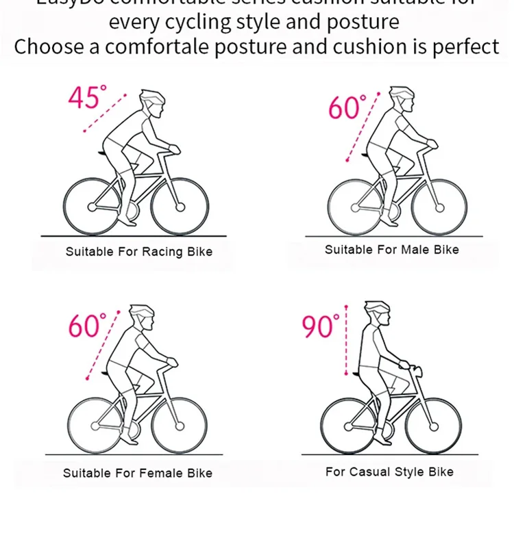 RBRL Bicycle Saddle Waterproof Bike Seat Hollow Breathable Comfortable MTB Bike Saddle Shock Absorption for Road City Cycling