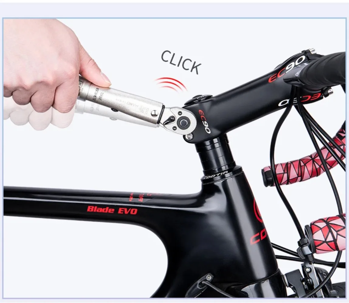 BIKEHAND Professional Taiwan YC-617-2S Bicycle Bike Torque Wrench Allen Key Tool Socket Spanner Set Kit Cycling Repair Tool Kits