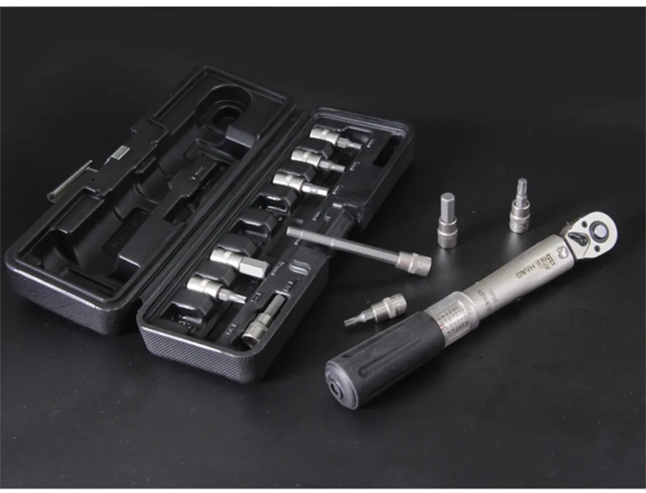 BIKEHAND Professional Taiwan YC-617-2S Bicycle Bike Torque Wrench Allen Key Tool Socket Spanner Set Kit Cycling Repair Tool Kits