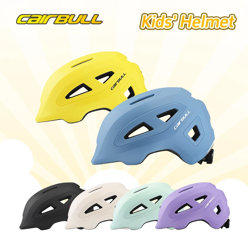 CAIRBULL Children's Bicycle Helmet with Light Rear LED Kids Cycling Helmets Safety Cap Bike Accessories XS for Balance Sport