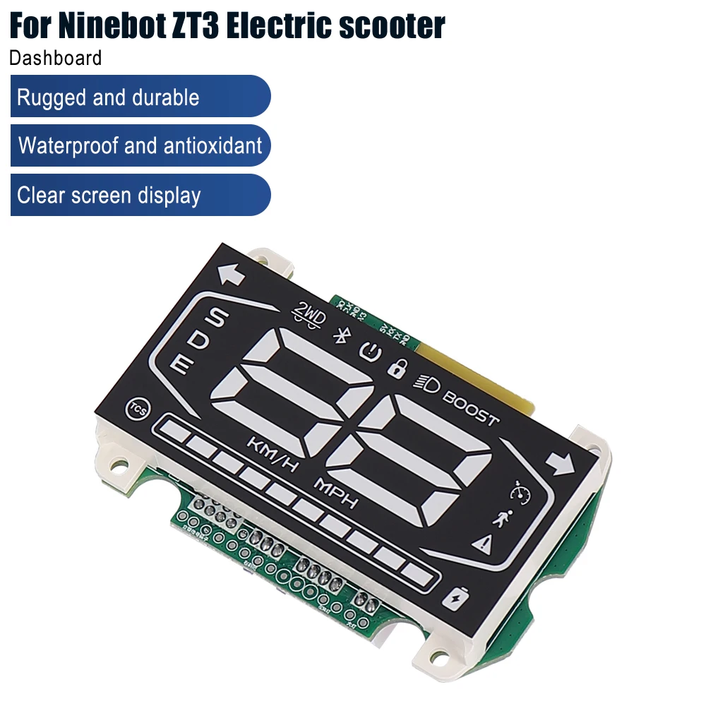 For Segway Ninebot ZT3 Pro Electric Scooter Dashboard LED Dispaly Instrument Meter Board Kickscooter Parts Accessories