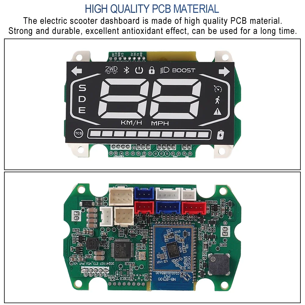 For Segway Ninebot ZT3 Pro Electric Scooter Dashboard LED Dispaly Instrument Meter Board Kickscooter Parts Accessories