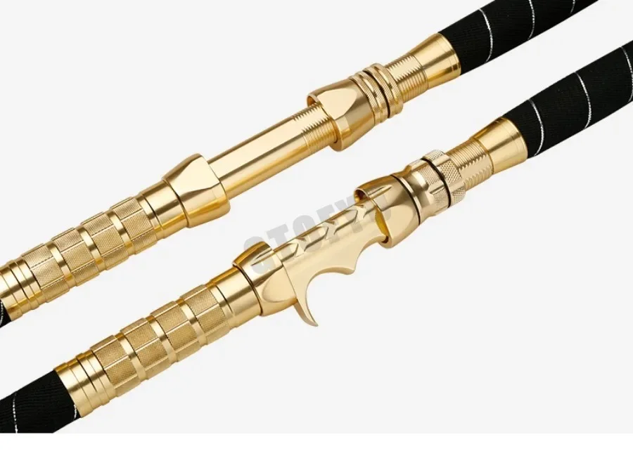 1.65M 1.80M 1.98M Casting Spining Fishing Rod 50kg Straight Butt Deep Sea Superhard Throwing shot Rod Ocean Boat Trolling Rod