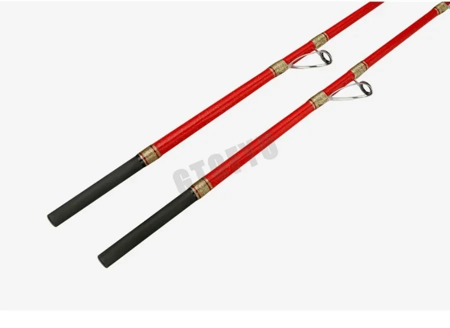 1.65M 1.80M 1.98M Casting Spining Fishing Rod 50kg Straight Butt Deep Sea Superhard Throwing shot Rod Ocean Boat Trolling Rod