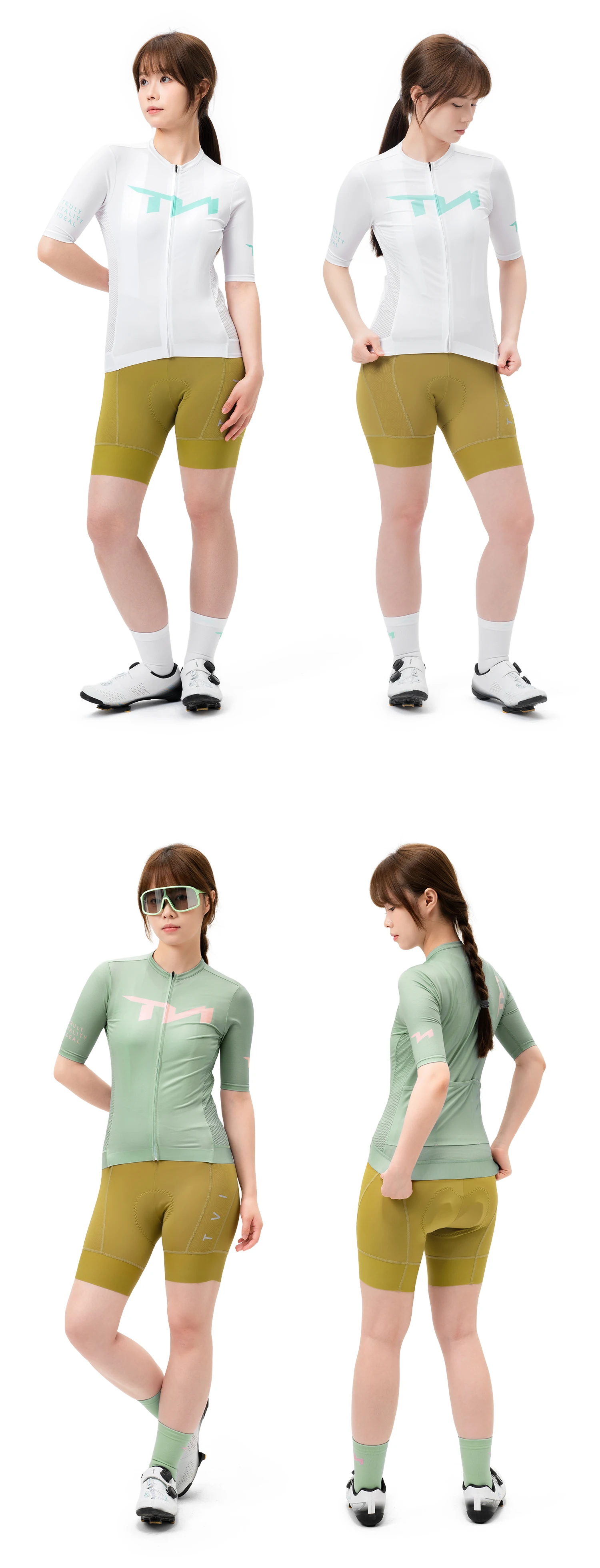 ROCKBROS Cycling Jersey Women Summer Lightweight Breathable Bicycle Clothes High Quality MTB Road Short Sleeve Cycling Shirt