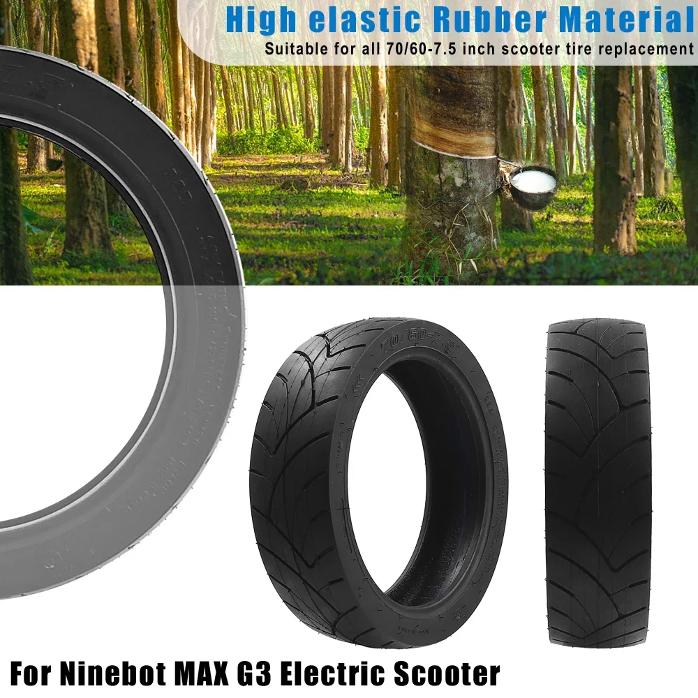 70/60-7.5 Tubeless Tire for Segway Ninebot MAX G3 Electric Scooter 11-inch Vacuum Tire Wheel Parts Accessories