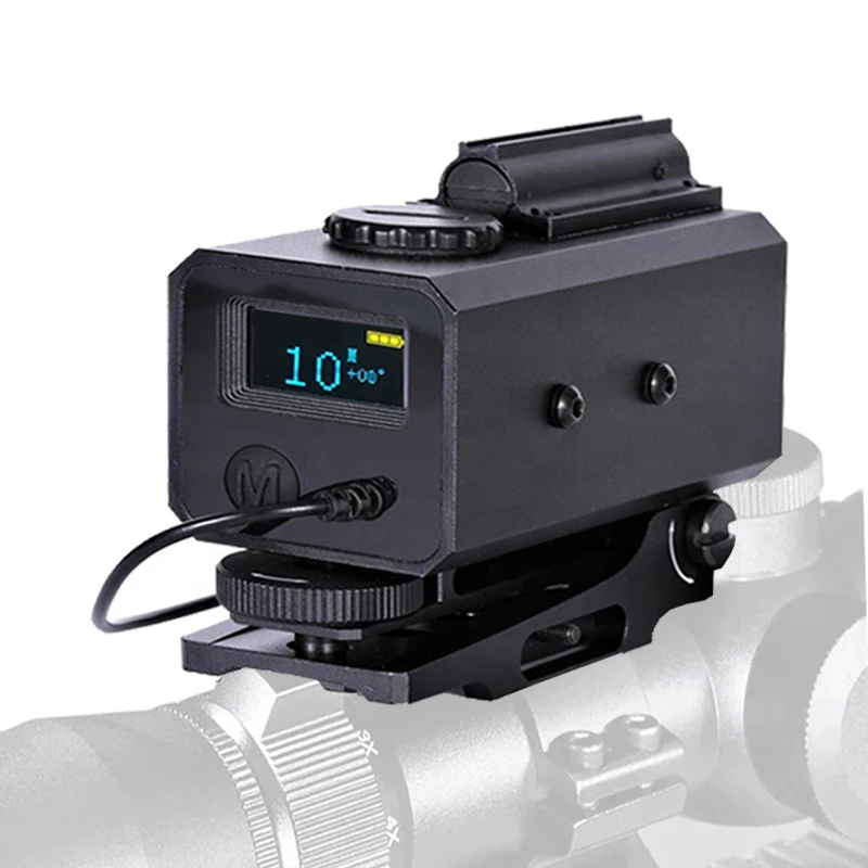 Tactical Hunting Sniper Laser Rangefinder Riflescope Long Range 1200M Real-time Rang Finder Distance Meter Angle Speed Telemeter