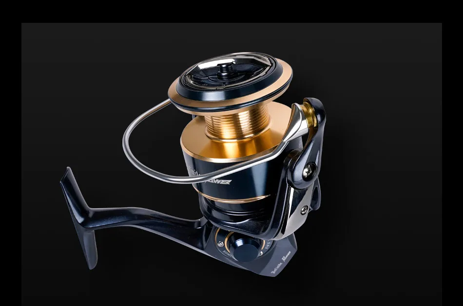 Noeby Infinite Power Spinning Fishing Reel 5000H 8000H 10000H Max Drag 20kg Full Metal Body Saltwater Spinning Fishing Reels