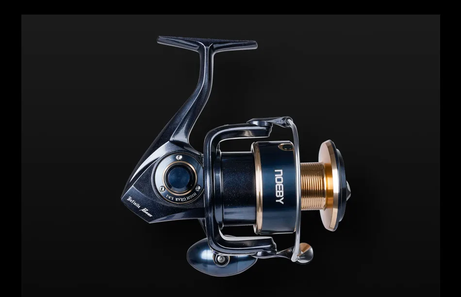 Noeby Infinite Power Spinning Fishing Reel 5000H 8000H 10000H Max Drag 20kg Full Metal Body Saltwater Spinning Fishing Reels