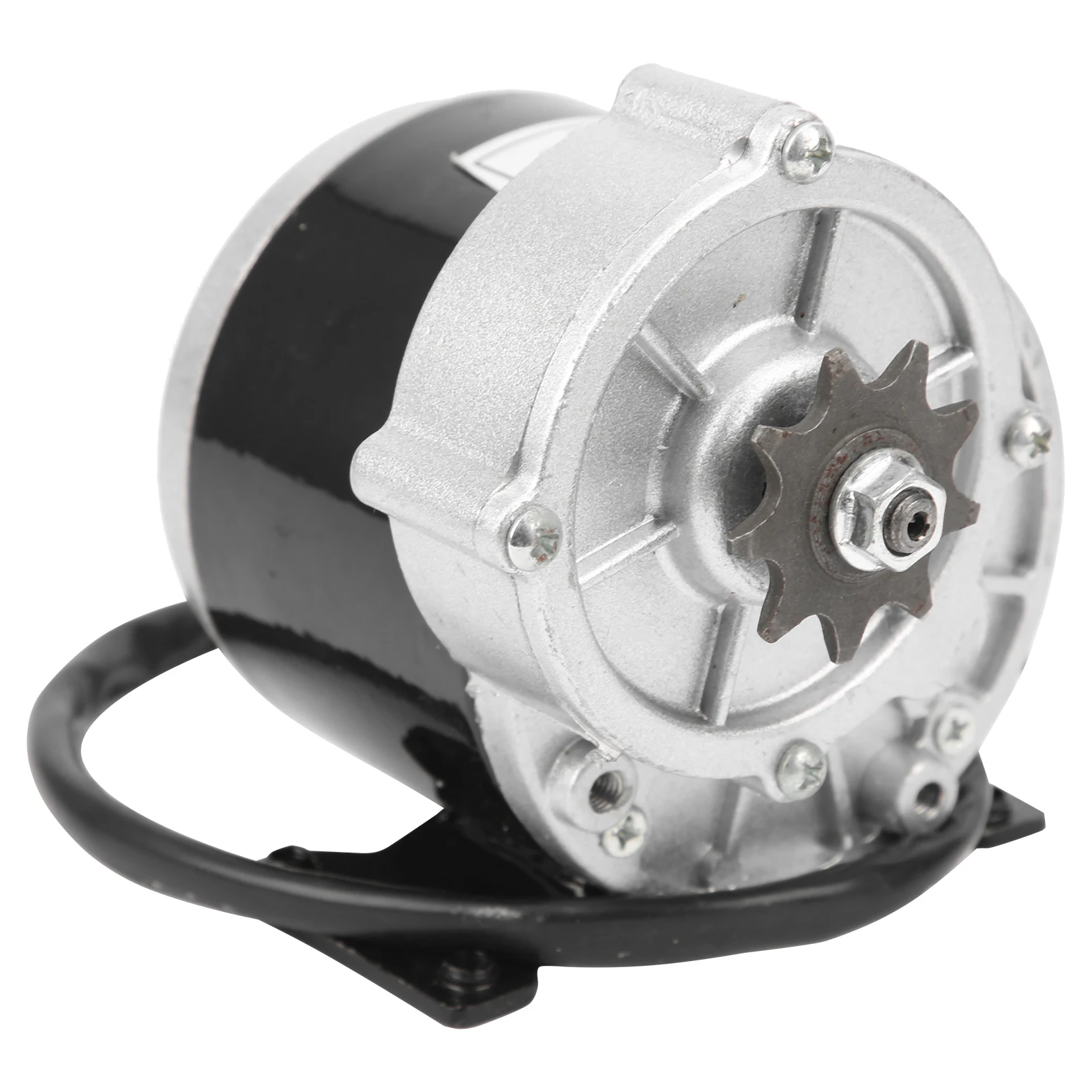 MY1016Z 12V 350W DC 9T Gear Reduction Electric Motor for Electric Scooter Bicycle Kit