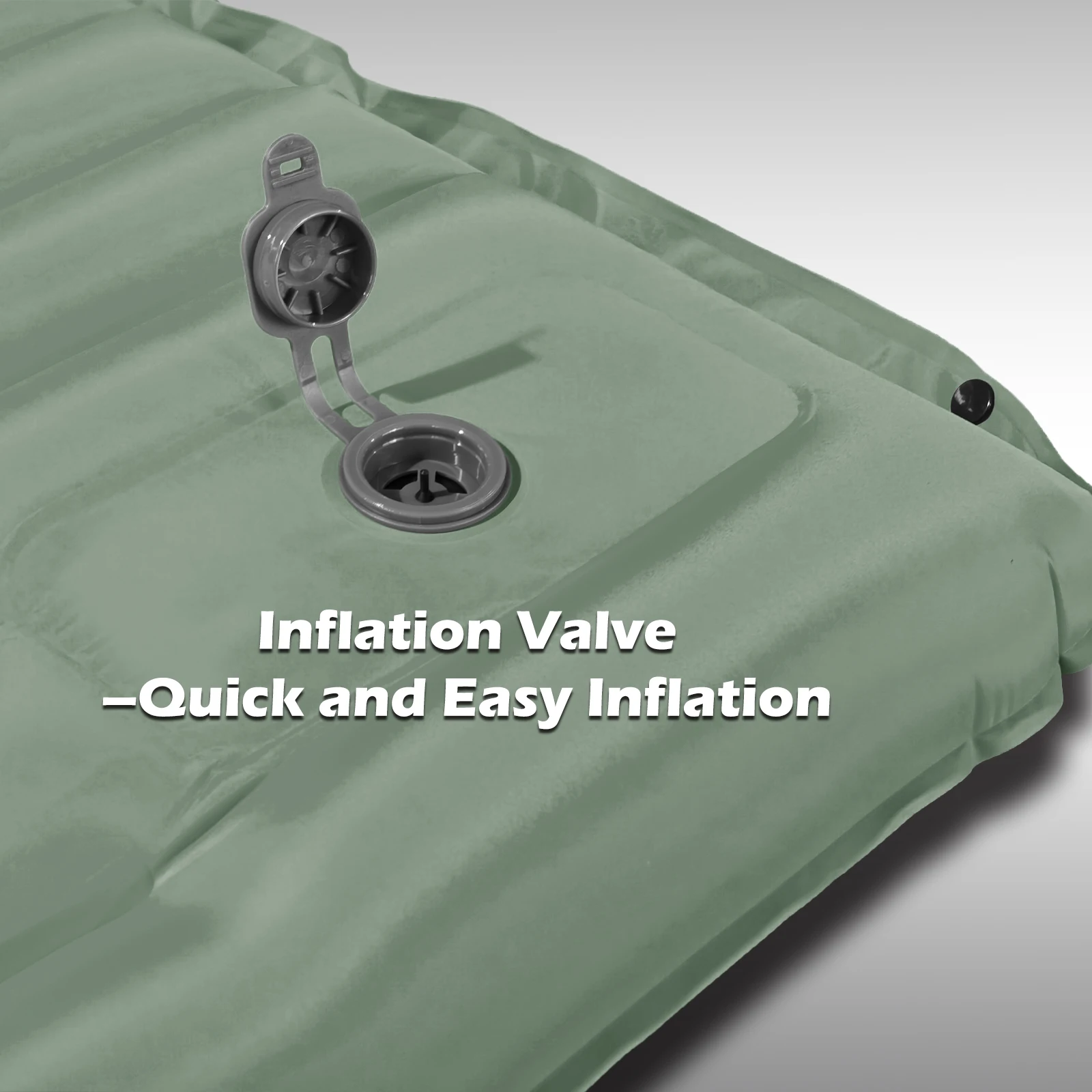 4 Inch Thick Double Inflatable Air Mat - Quick Inflation Camping Sleeping Pad Portable for Hiking Travel