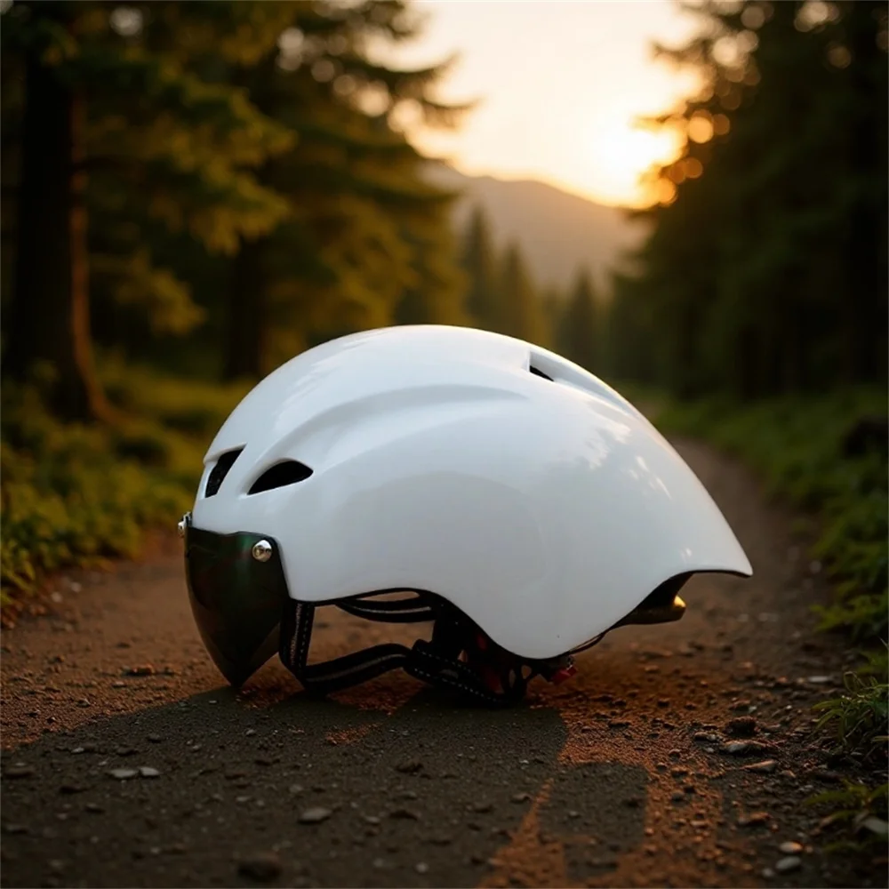 Brand New YUMAJ WINGER II Aero Road Bicycle Helmet for Riding with Magnetic Goggles TT Racing Bicycle Sports Safety Helmet YM-16