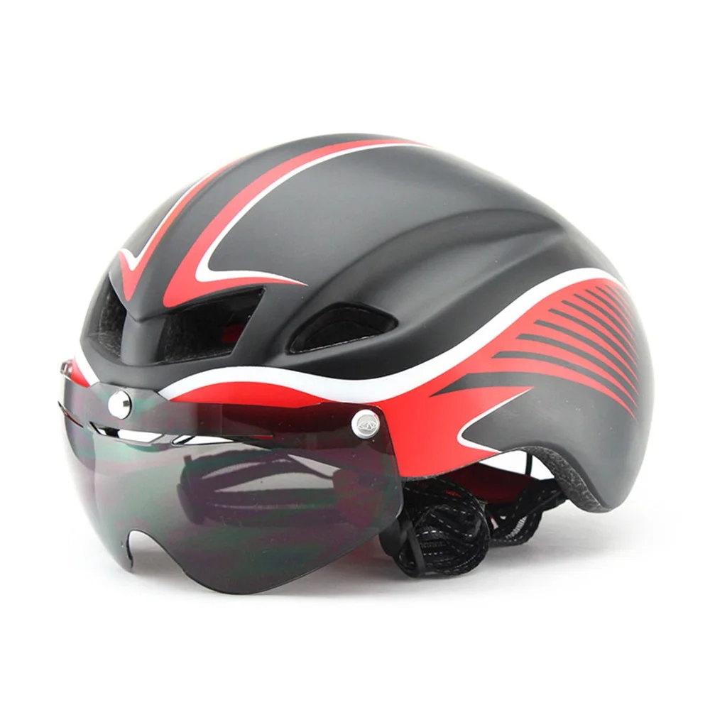 Brand New YUMAJ WINGER II Aero Road Bicycle Helmet for Riding with Magnetic Goggles TT Racing Bicycle Sports Safety Helmet YM-16