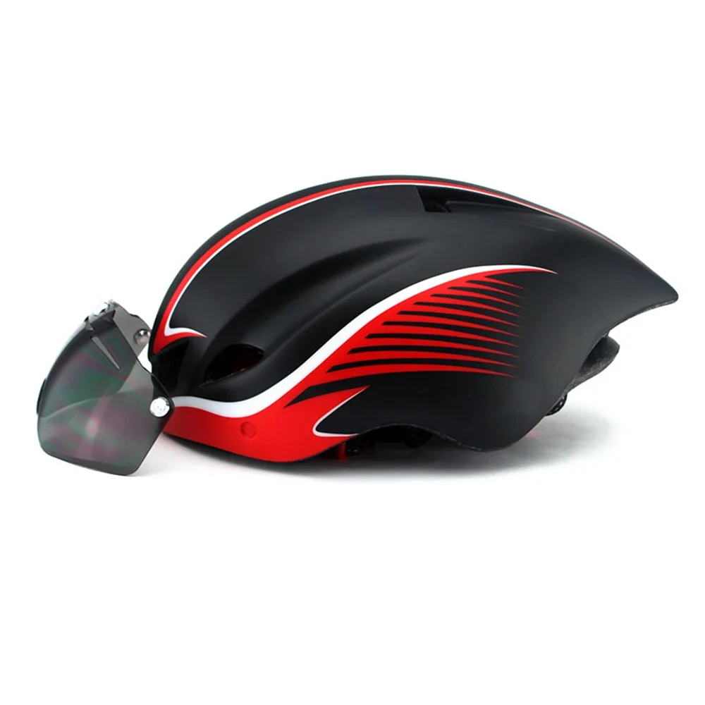 Brand New YUMAJ WINGER II Aero Road Bicycle Helmet for Riding with Magnetic Goggles TT Racing Bicycle Sports Safety Helmet YM-16