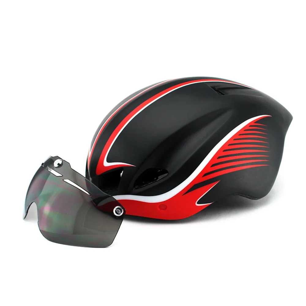 Brand New YUMAJ WINGER II Aero Road Bicycle Helmet for Riding with Magnetic Goggles TT Racing Bicycle Sports Safety Helmet YM-16