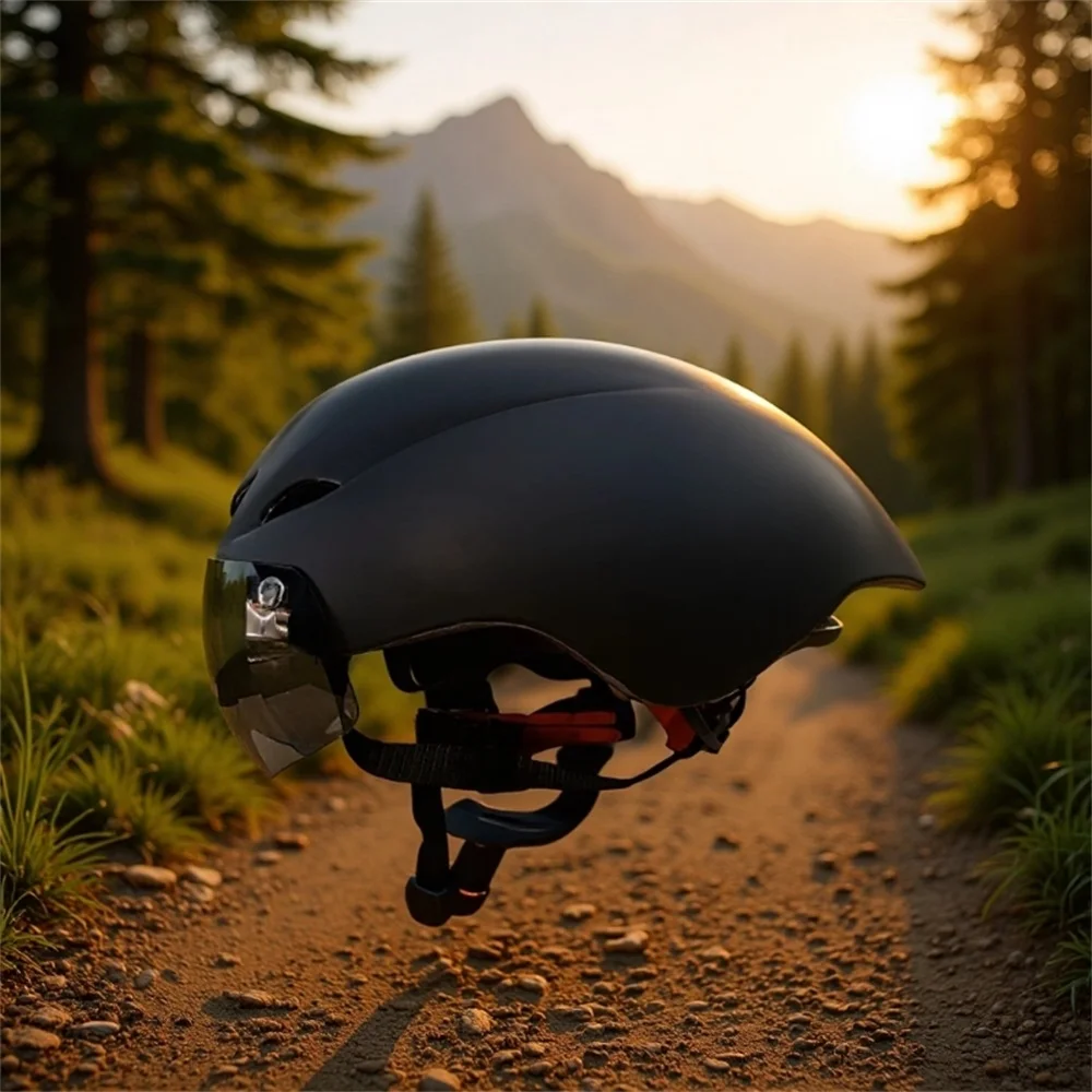 Brand New YUMAJ WINGER II Aero Road Bicycle Helmet for Riding with Magnetic Goggles TT Racing Bicycle Sports Safety Helmet YM-16