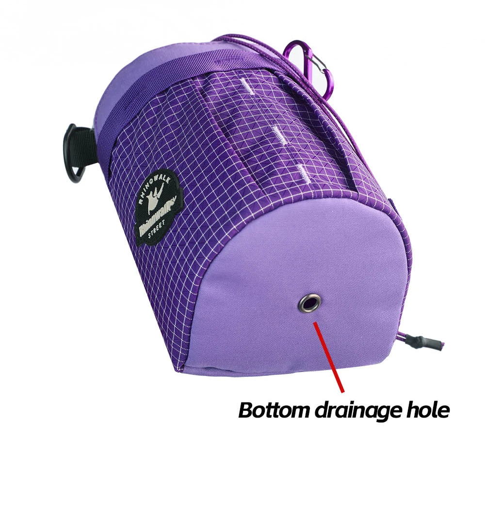 Rhinowalk Bicycle Front Tube Water Bottle Bag 2.5L Urban Cycling Handlebar Carrier Pouch Storage For MTB Road Bike Folding Bike