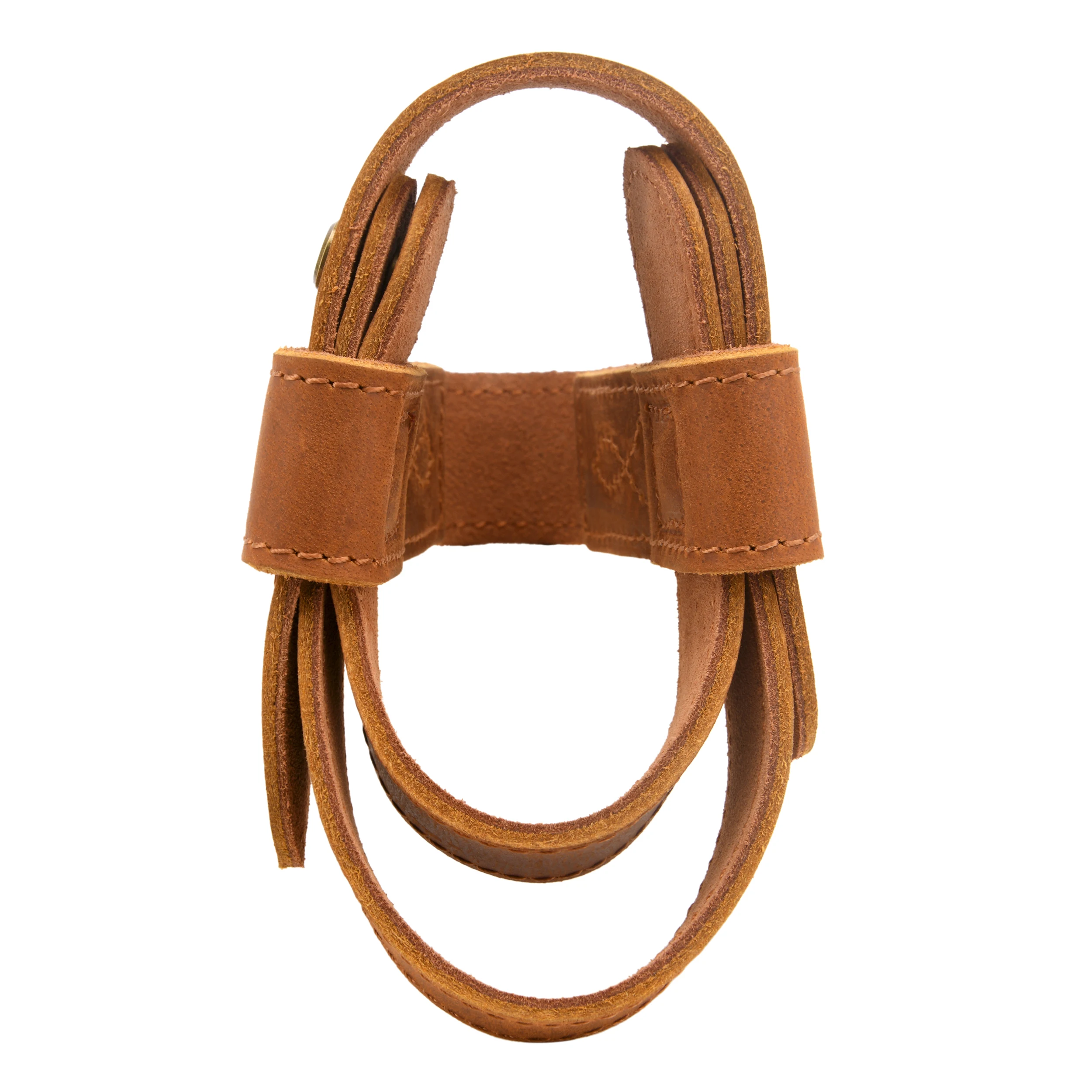 Upgraded Cowhide Leather Shotgun/Rifle No-Drill Harnessed Buttstock Holder Sling Mount