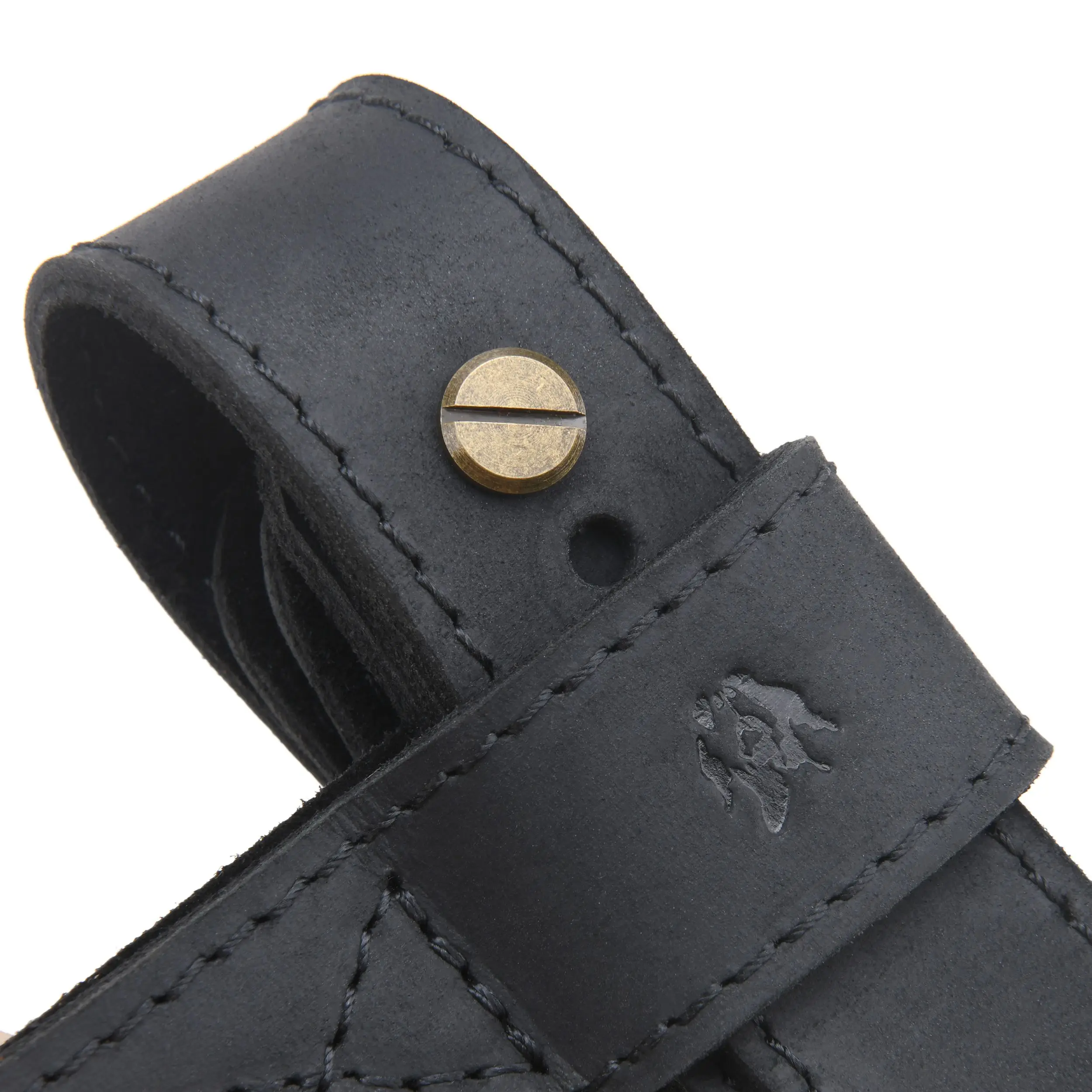 Upgraded Cowhide Leather Shotgun/Rifle No-Drill Harnessed Buttstock Holder Sling Mount