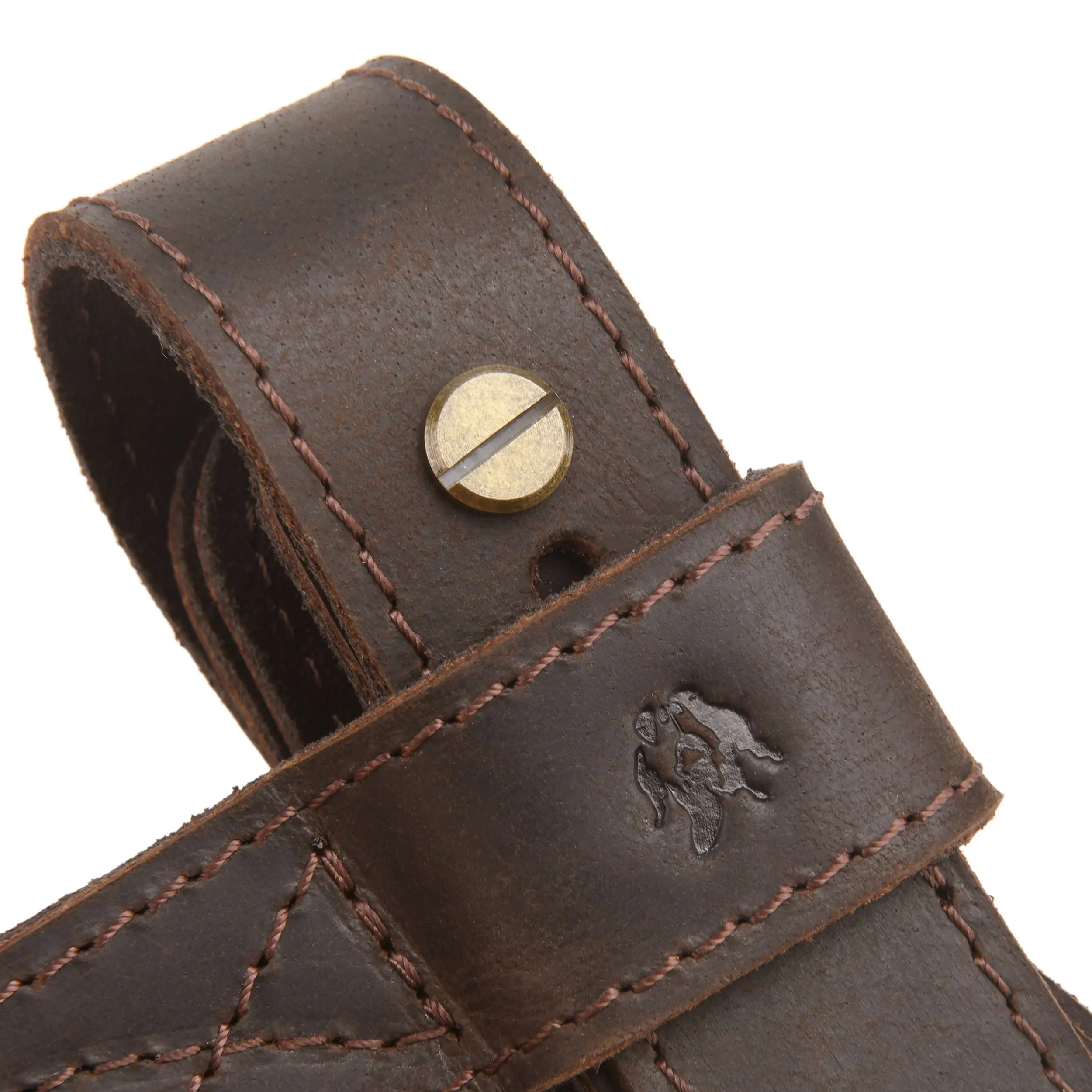 Upgraded Cowhide Leather Shotgun/Rifle No-Drill Harnessed Buttstock Holder Sling Mount