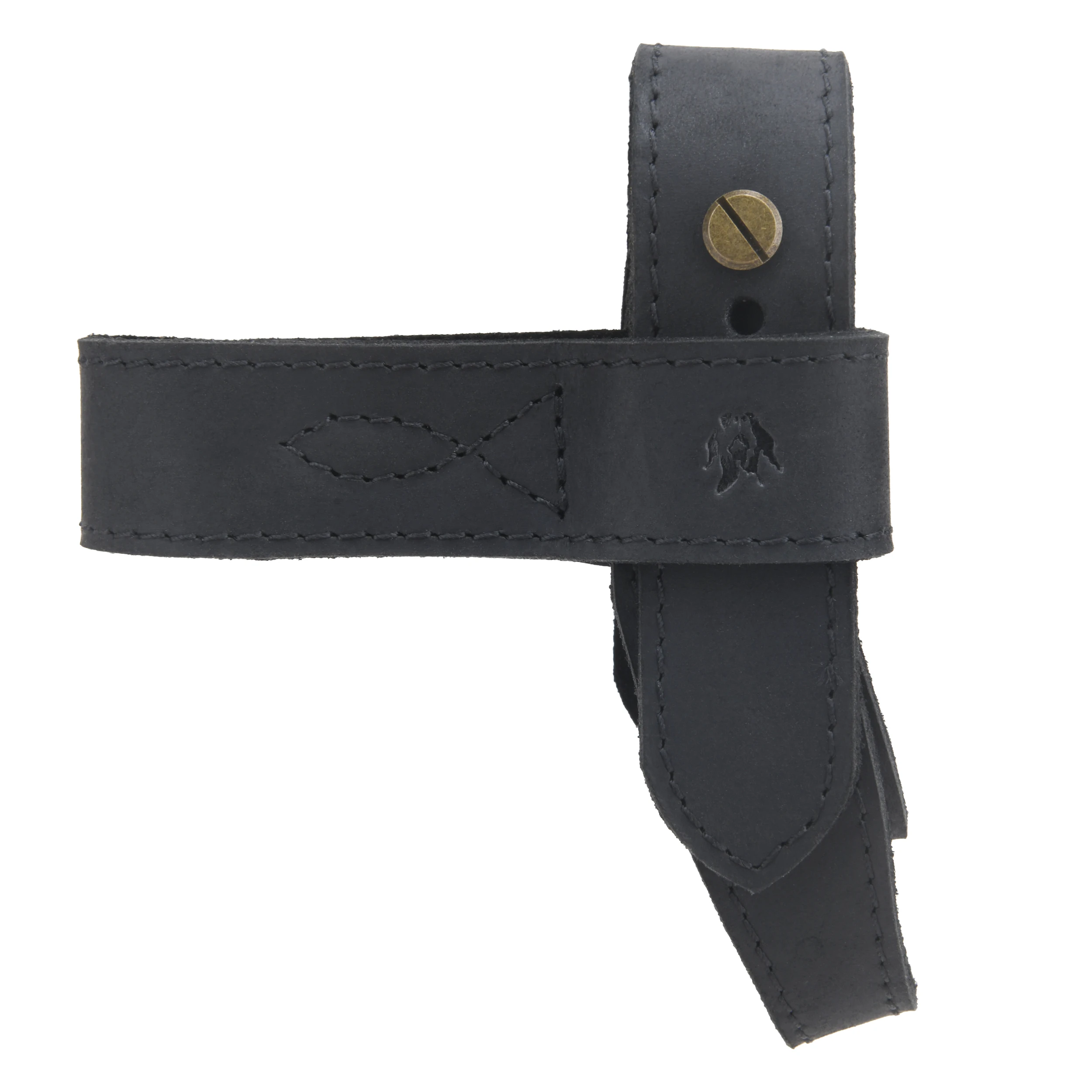 Upgraded Cowhide Leather Shotgun/Rifle No-Drill Harnessed Buttstock Holder Sling Mount
