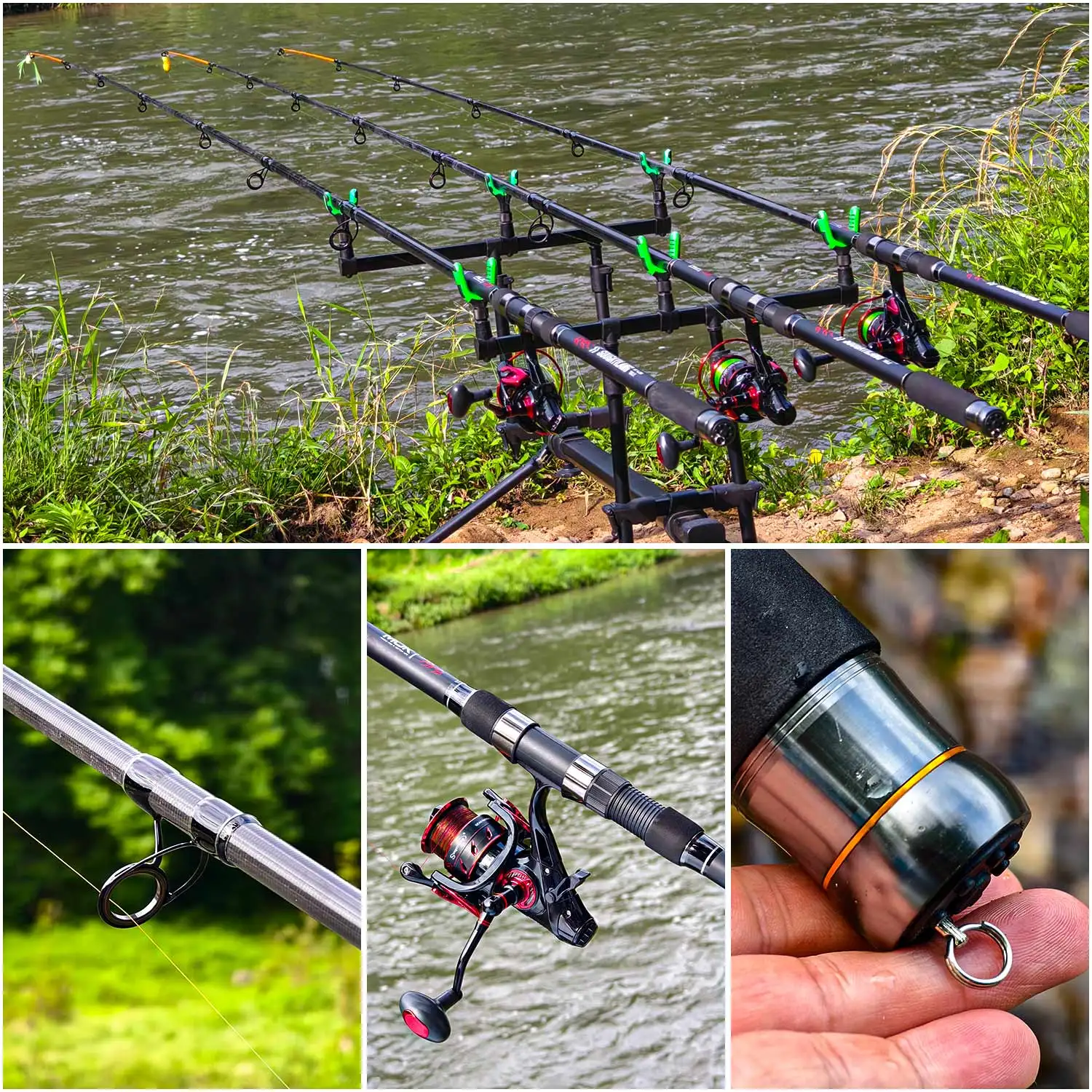 Sougayilang 30T High Carbon Carp Fishing Rod 36 42 Meters EVA Non Slip Grip Telescopic Rod Hard Power Long Casting Fishing Rod