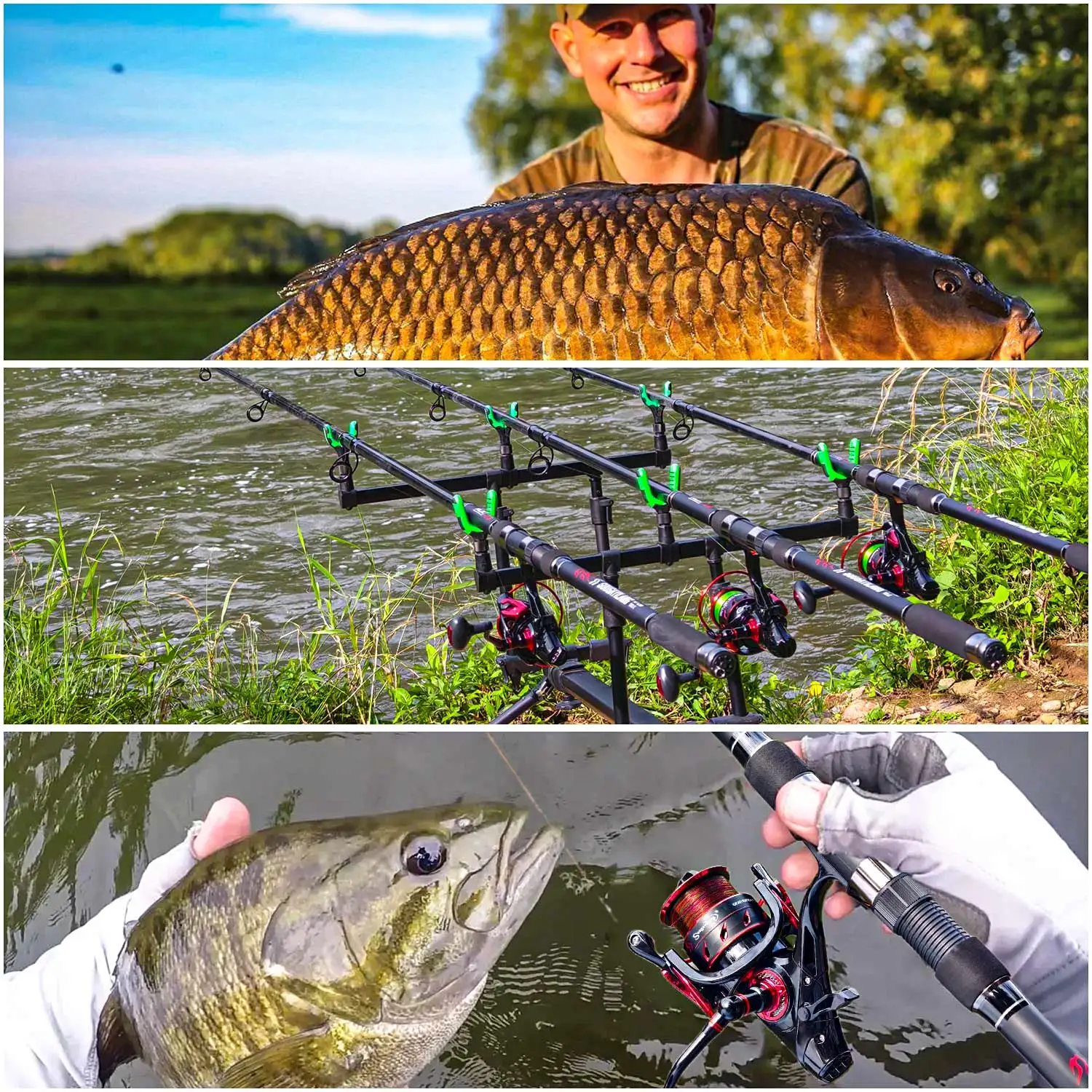 Sougayilang 30T High Carbon Carp Fishing Rod 36 42 Meters EVA Non Slip Grip Telescopic Rod Hard Power Long Casting Fishing Rod