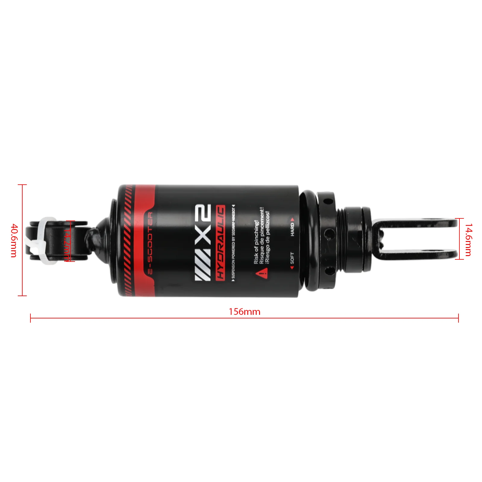 Original Rear Shock Absorber For Segway MAX G3 Electric Scooter Spring Damping Hardware Aluminum Alloy Parts