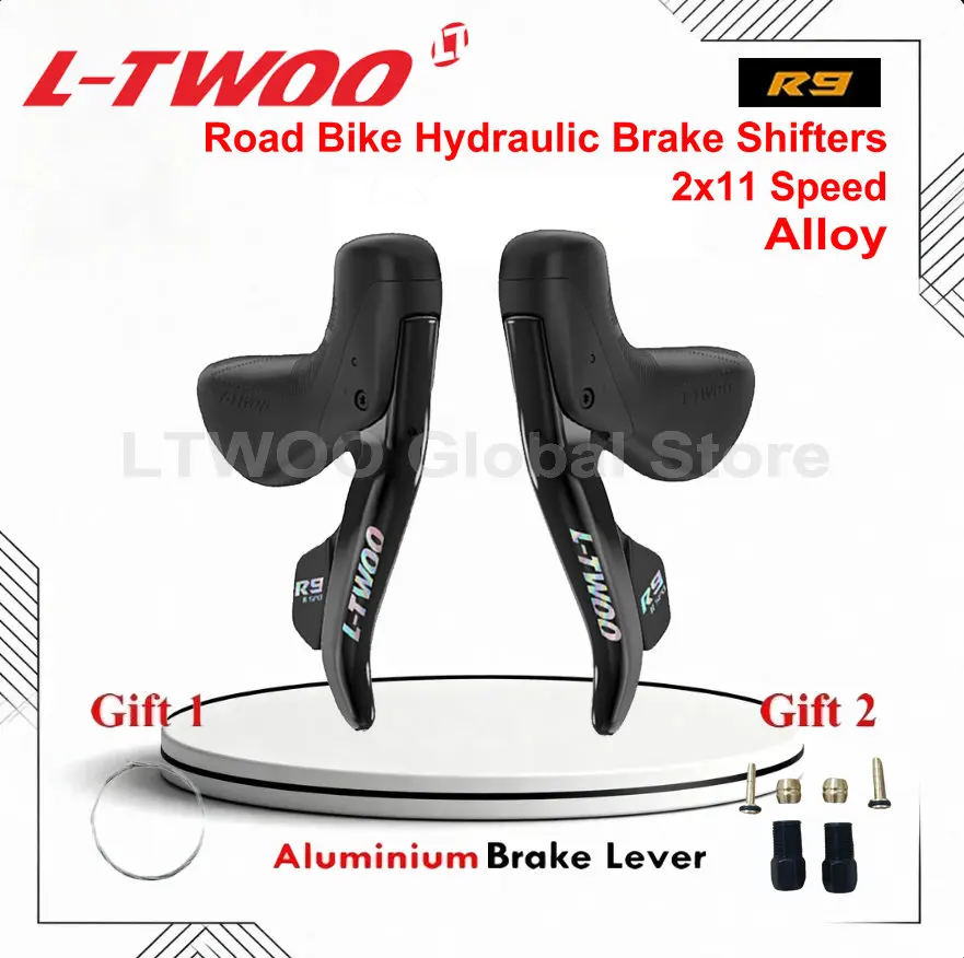 LTWOO RX/R9/R7/R5/R3/R2 Road Bike Hydraulic Disc Brake Shifter Levers 24s/22s/20s/18s/16s/14s Carbon/Alloy Brake Lever