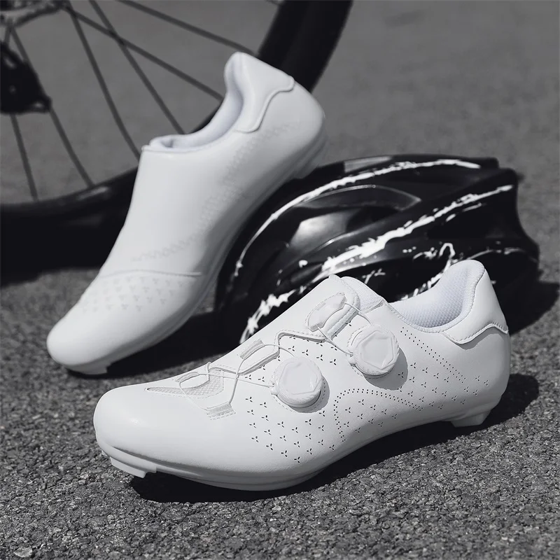 Road Cycling Shoes male Breathable Summer Self-Locking Cleat Non-slip Mountain Bicycle Shoe Men's spd racing Sneaker Lightweight