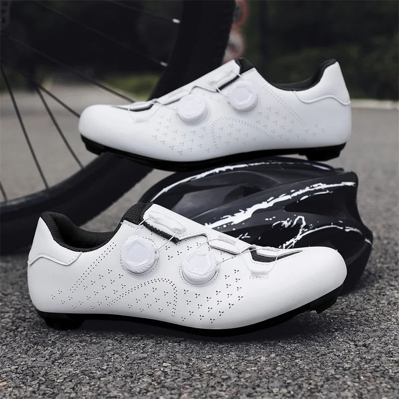 Road Cycling Shoes male Breathable Summer Self-Locking Cleat Non-slip Mountain Bicycle Shoe Men's spd racing Sneaker Lightweight