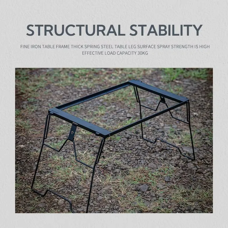 CK-3650-T38 CAMPINGMOON IGT Camping Chair and Table Set Outdoor FoldingCoffee Korean Bbq Grill Table Outdoor Foldable Camping