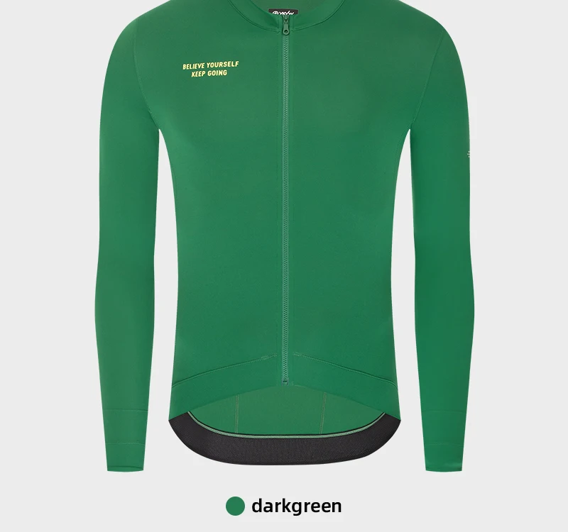YKYWBIKE 2026 Men Cycling Jersey 15-25°C Long Sleeve Pro Team Bicycle Shirt Breathable Road Bike Clothing MTB Road Bike Jersey